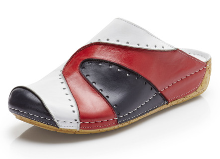 Gemini Clog aus schattiertem Rind-Nappaleder