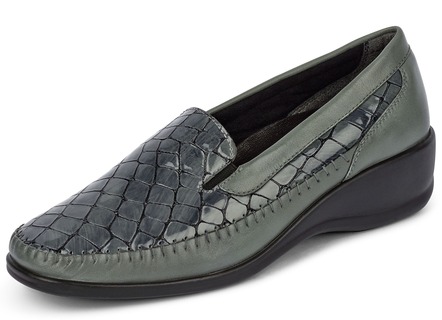 Gemini Slipper mit Krokoprägung