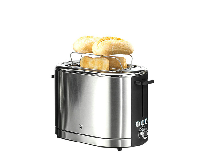 Küchengeräte-Serien - «WMF»-Frühstücksserie Lono aus glänzendem Edelstahl, in Farbe EDELSTAHL, in Ausführung Toaster Ansicht 1