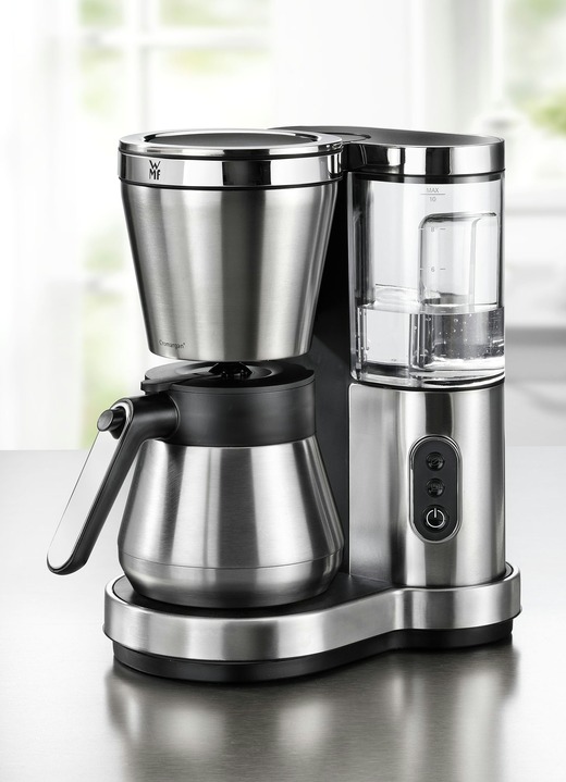- «WMF»-Frühstücksserie Lono aus glänzendem Edelstahl, in Farbe EDELSTAHL, in Ausführung Thermo-Kaffeemaschine Ansicht 1