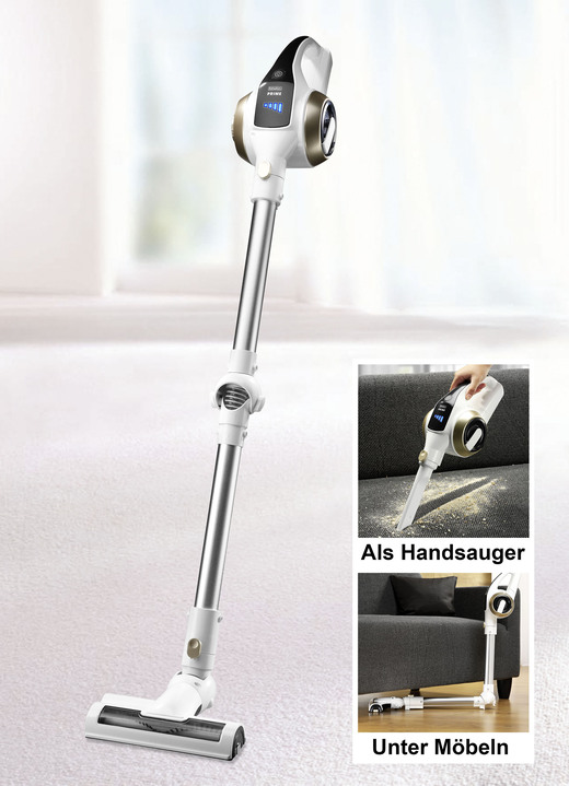 - Livington Prime super leichter Akkusauger mit Knickgelenk, in Farbe WEISS Ansicht 1