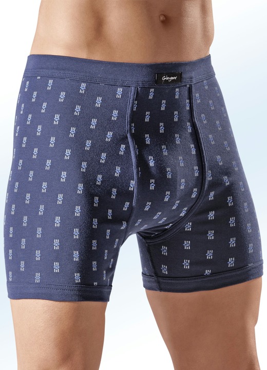 - Viererpack Unterhosen, allover dessiniert, in Größe 005 bis 011, in Farbe 2X MARINE-WEISS-BLAU, 2X BLAU-WEISS-MARINE