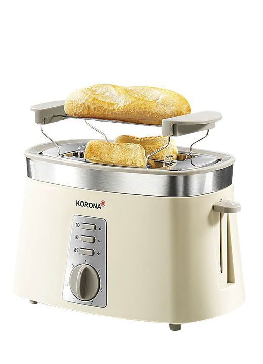 Küchengeräte-Serien - «KORONA» Frühstücksserie - passend für jede Küche, in Farbe CREME, in Ausführung Toaster Ansicht 1