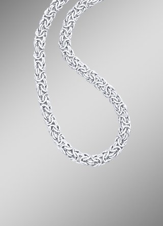 Elegante Garnitur aus Silber 925/- fein im Königsketten-Design