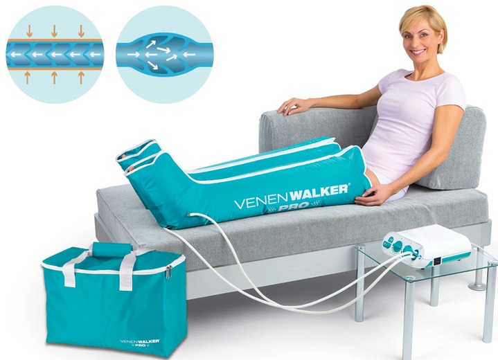 Gesunder Fuss - Vitalmaxx Venen Walker Pro 2 Venen-Massagegerät, in Farbe WEISS/TÜRKIS Ansicht 1
