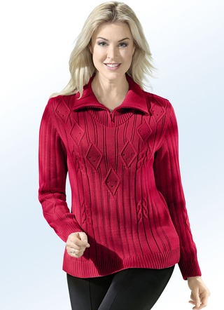 Pullover mit Strasszier