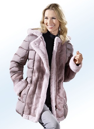 Jacke in herrlichem Materialmix
