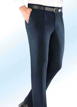 «Klaus Modelle»-Dehnbundhose mit Bundfalten