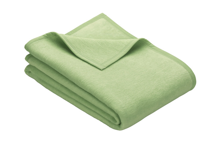 Decken - Schlafdecke auch extralang, in Größe 185 (Schlafdecke, 100x150 cm) bis 235 (Schlafdecke, 220x240 cm), in Farbe GRÜN Ansicht 1
