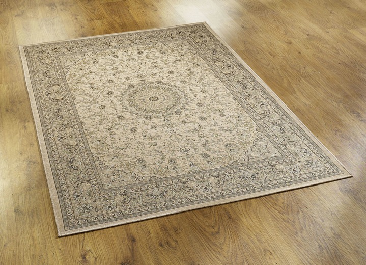 Klassisch - Brücken und Teppiche in verschiedenen Farben, in Größe 103 (Brücke, 60x 90 cm) bis 288 (Teppich, 240x340 cm), in Farbe BEIGE Ansicht 1