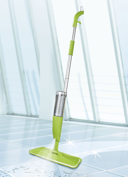 - Sprühwischer mit Mikrofaser- Wischtuch, in Farbe GRÜN