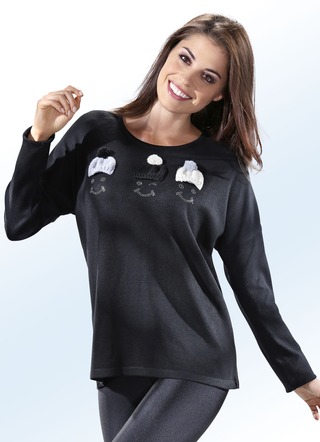 Pullover mit witzigen Emojis