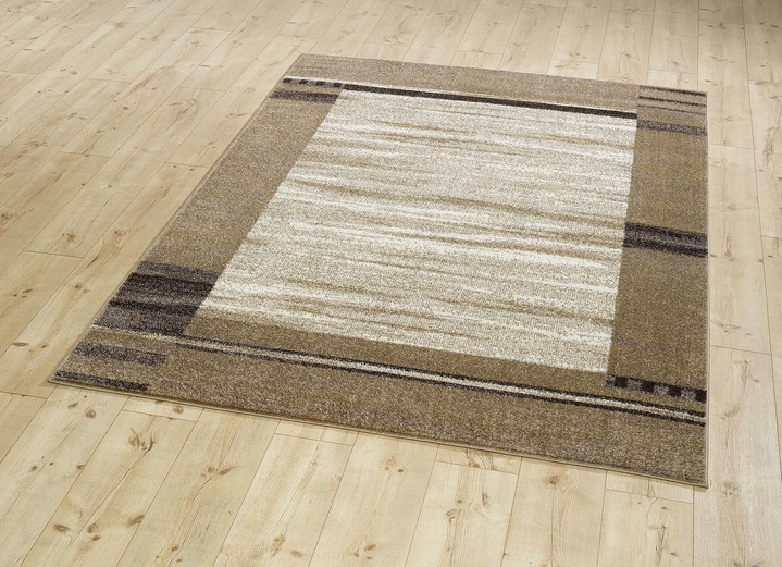 Klassisch - Brücken und Teppiche mit Bordüre, in Größe 111 (Brücke, 60x110 cm) bis 282 (Teppich, 200x290 cm), in Farbe BEIGE Ansicht 1