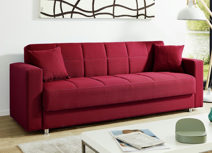 klick klack sofa mit dekokissen polstermobel bader