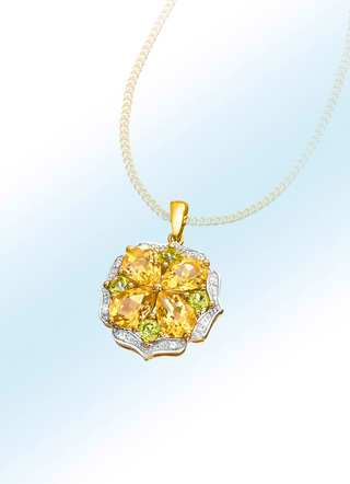 Anhänger im Blumen-Design