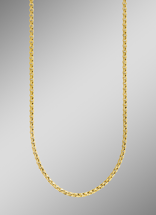 Halsketten - Erbskette mit Federring, in Farbe