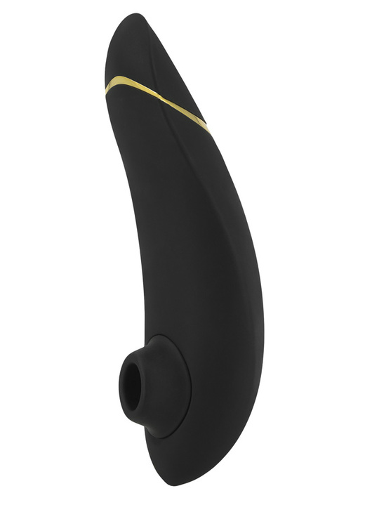 Erotik - Akku Massagegeräte Womanizer® Premium in verschiedenen Farben, in Farbe SCHWARZ-GOLD Ansicht 1