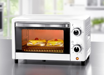 Kompakter Mini-Backofen mit Infrarottechnik