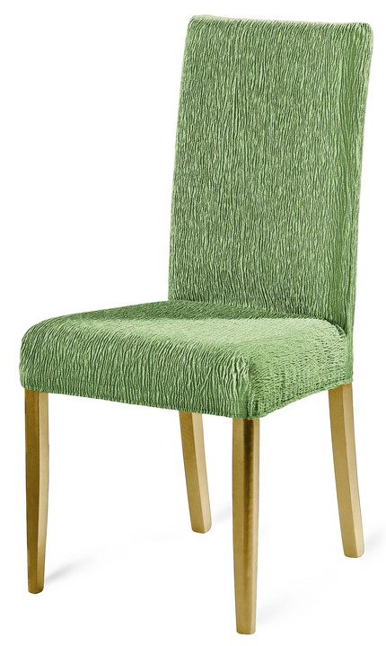 Sessel- & Sofaüberwürfe - Elastische Stuhlbezüge, in Größe 106 (Stuhlbezug) bis 112 (Stuhlbezug, 2er-Set), in Farbe GRÜN Ansicht 1