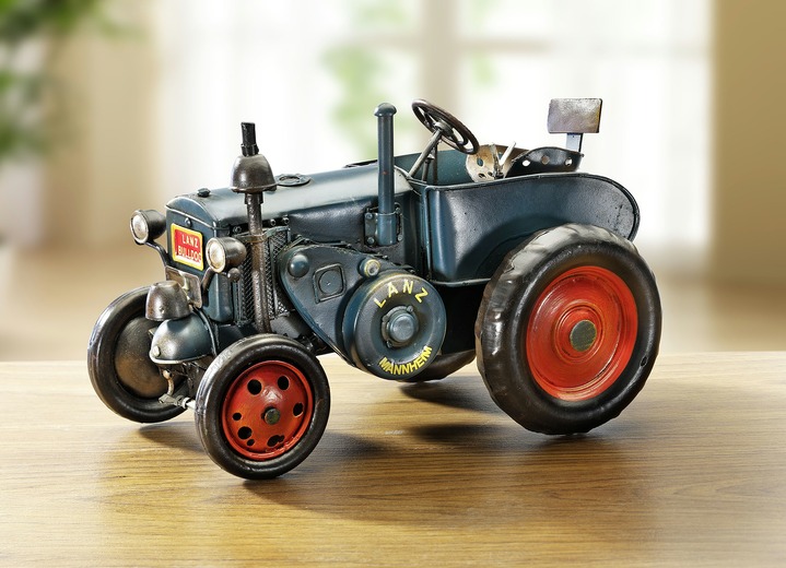 Sammlermodelle - Von Hand gefertigter Traktor Lanz Bulldog, in Farbe GRÜN
