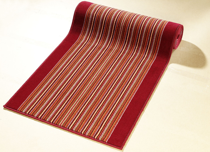 Läufer & Stufenmatten - Robuste Läufer in Wunschlänge, in Größe 104 (Läufer, 80 cm breit) bis 106 (Läufer, 100 cm breit), in Farbe ROT Ansicht 1