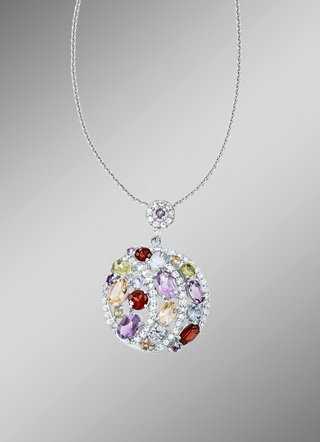 Anhänger mit Kette aus Silber