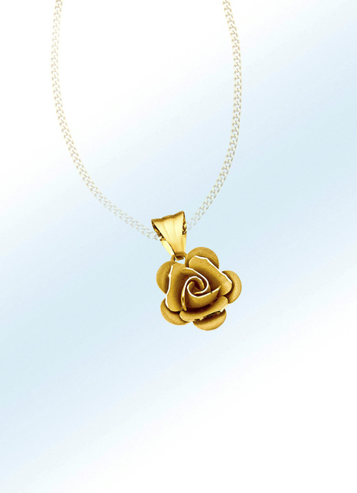 - Anhänger im «Rosen-Design», in Farbe