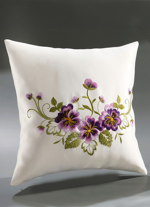 Tischdecken - Tisch- und Raumdekoration mit Blüten in Spitzen-Optik, in Größe 102 (Läufer, 40/ 85 cm) bis 404 (Kissenbezug, 40/ 40 cm), in Farbe SEKT Ansicht 1