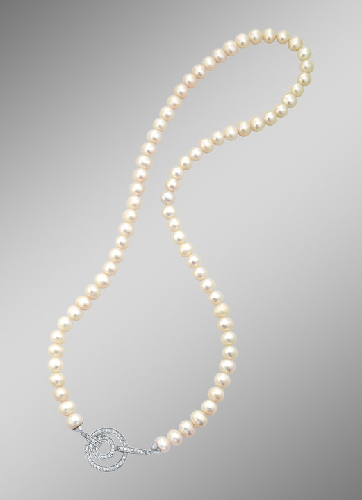 - Elegantes Perlen Collier, in Farbe  Ansicht 1