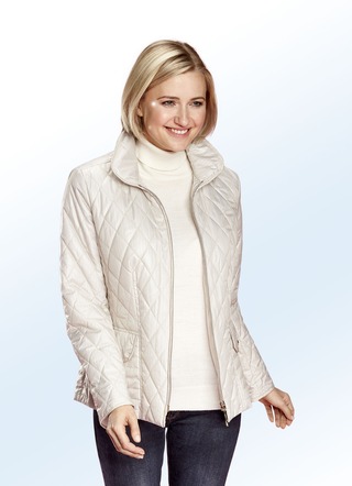 Jacke mit Rautenstepp