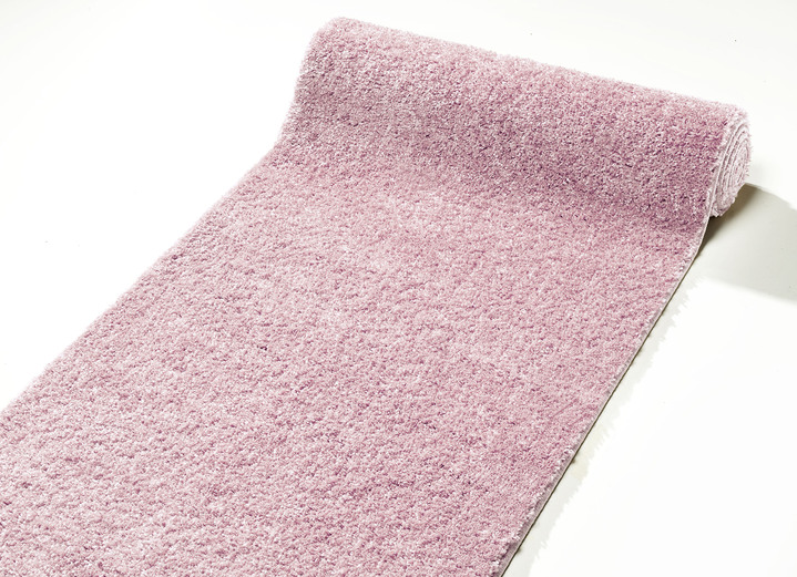 Läufer & Stufenmatten - Pflegeleichter Läufer nach Wunschmass, in Größe 102 (Läufer, 60 cm breit) bis 106 (Läufer, 100 cm breit), in Farbe ROSÉ Ansicht 1