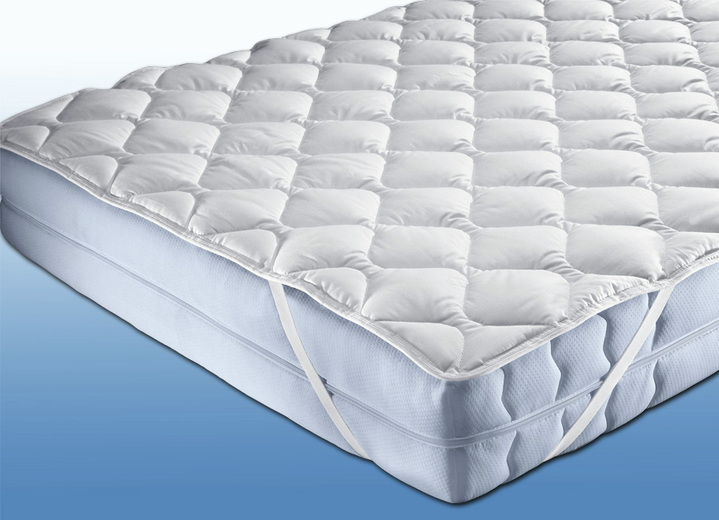 Matratzen & Topper - F.A.N. Spannauflage Komfort Klima, in Größe 131 (90/190 cm) bis 139 (200/200 cm), in Farbe WEISS