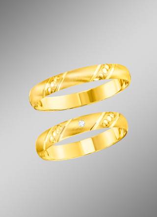 Schicker Trauring mit oder ohne Brillant
