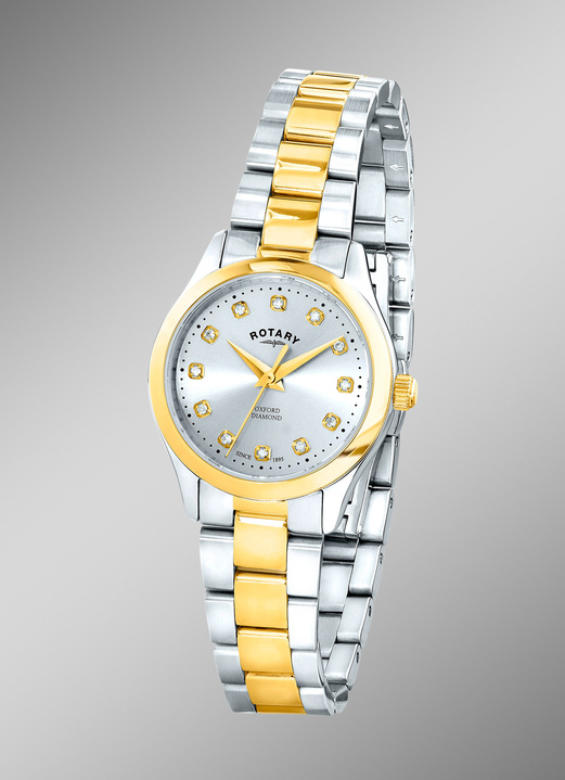 Schmuck & Uhren - Damenuhr aus der Serie Oxford der Marke Rotary, in Farbe BICOLOR Ansicht 1