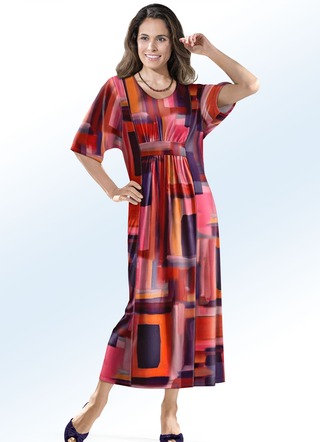 Kaftan mit farbbrillantem Inkjet-Druck