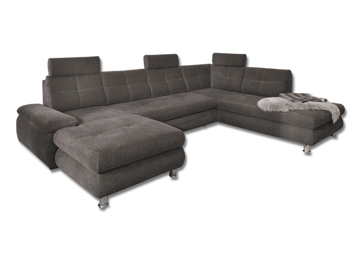 Polsterecken - Formschöne Wohnlandschaft mit Funktion, in Farbe BRAUN Ansicht 1