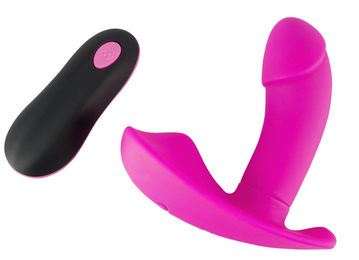 - Filigraner Vibrator mit erhabener Auflegefläche, in Farbe PINK