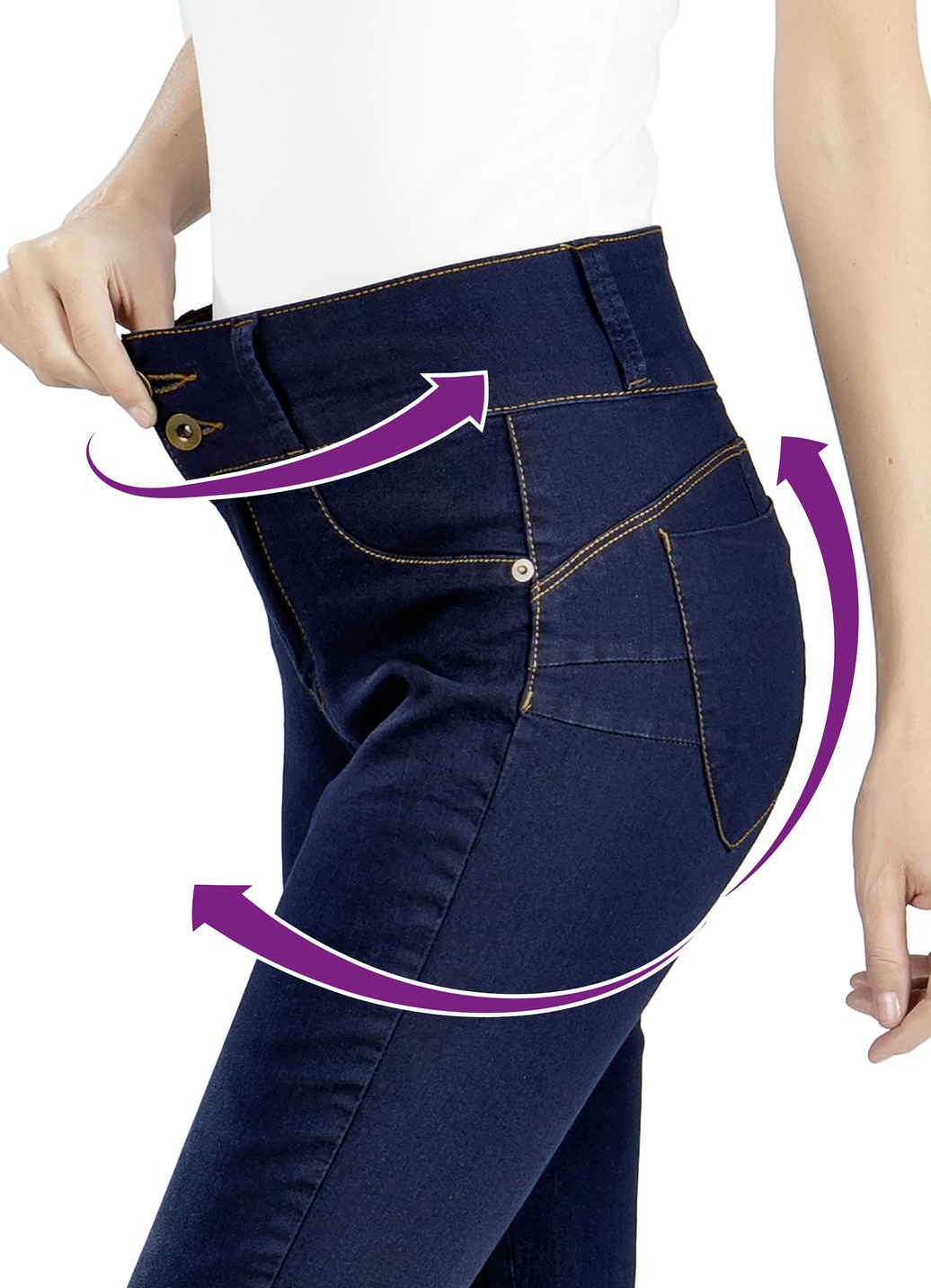 Shapewear - Komfort Jeans One-4-All, in Größe Gr. 1 (32-42) bis Gr. 2 (44-50), in Farbe  Ansicht 1