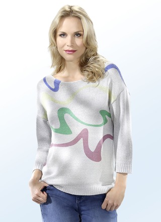 Pullover mit interessantem Druck