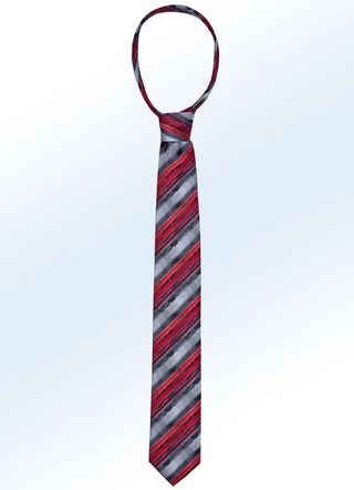 Ausdrucksvoll gestreifte Krawatte