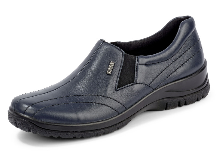 Slipper & Schnürschuhe - Slipper mit Klimamembrane , in Größe 036 bis 042, in Farbe MARINE