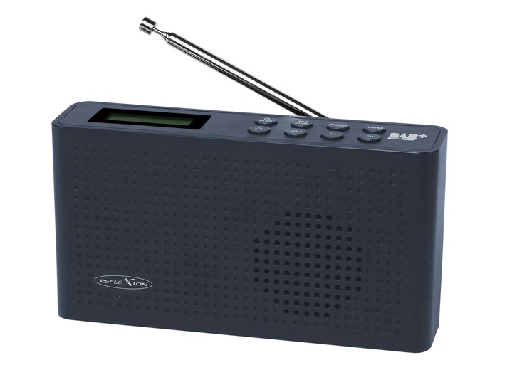 Musikanlagen - Tragbares DAB+ Radio mit integriertem Akku, in Farbe ANTHRAZIT Ansicht 1