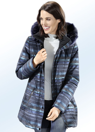 Jacke mit abnehmbarer Kapuze