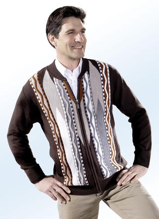 Jacke mit durchgehendem Reissverschluss