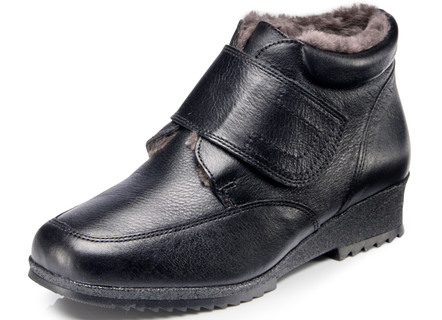 Stiefelette mit Klettverschluss