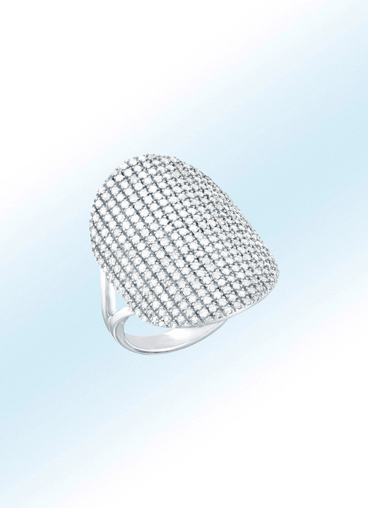 Ringe - Exklusiver Damenring mit 301 Diamanten, in Größe 160 bis 220, in Farbe