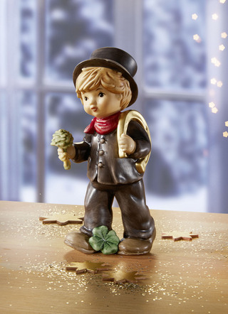 Goebel Figur Schornsteinfeger mit Swarovski-Kristall