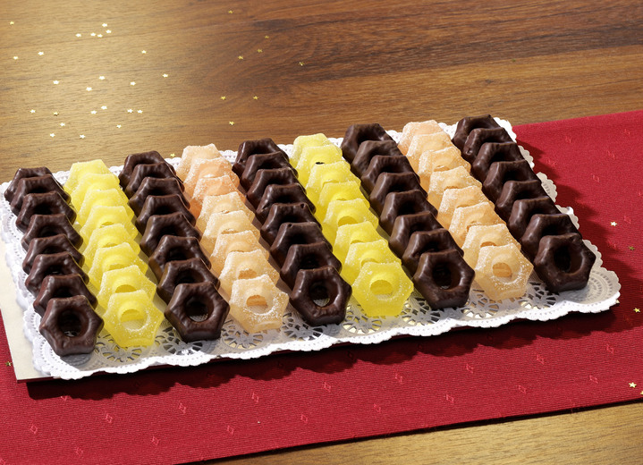 Weihnachten - Ananas- und Orangengelee-Sterne, in Farbe BUNT Ansicht 1