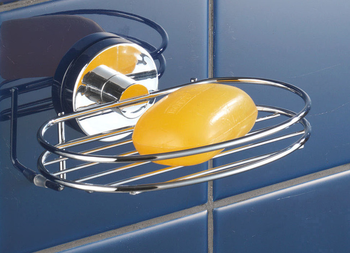 - Vacuum-Loc-System® - Die perfekte Aufbewahrungslösung für Ihr Bad, in Farbe SILBER, in Ausführung Seifenablage Ansicht 1