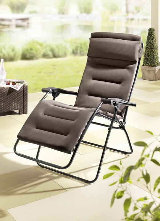 Gartenmöbel - «Lafuma Air Comfort» Relax-Liege, in Farbe TAUPE, in Ausführung Relax-Liege XL Ansicht 1